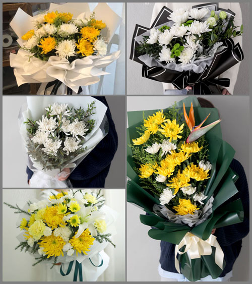 上海嘉定区徐行镇和桥村白事花束代送